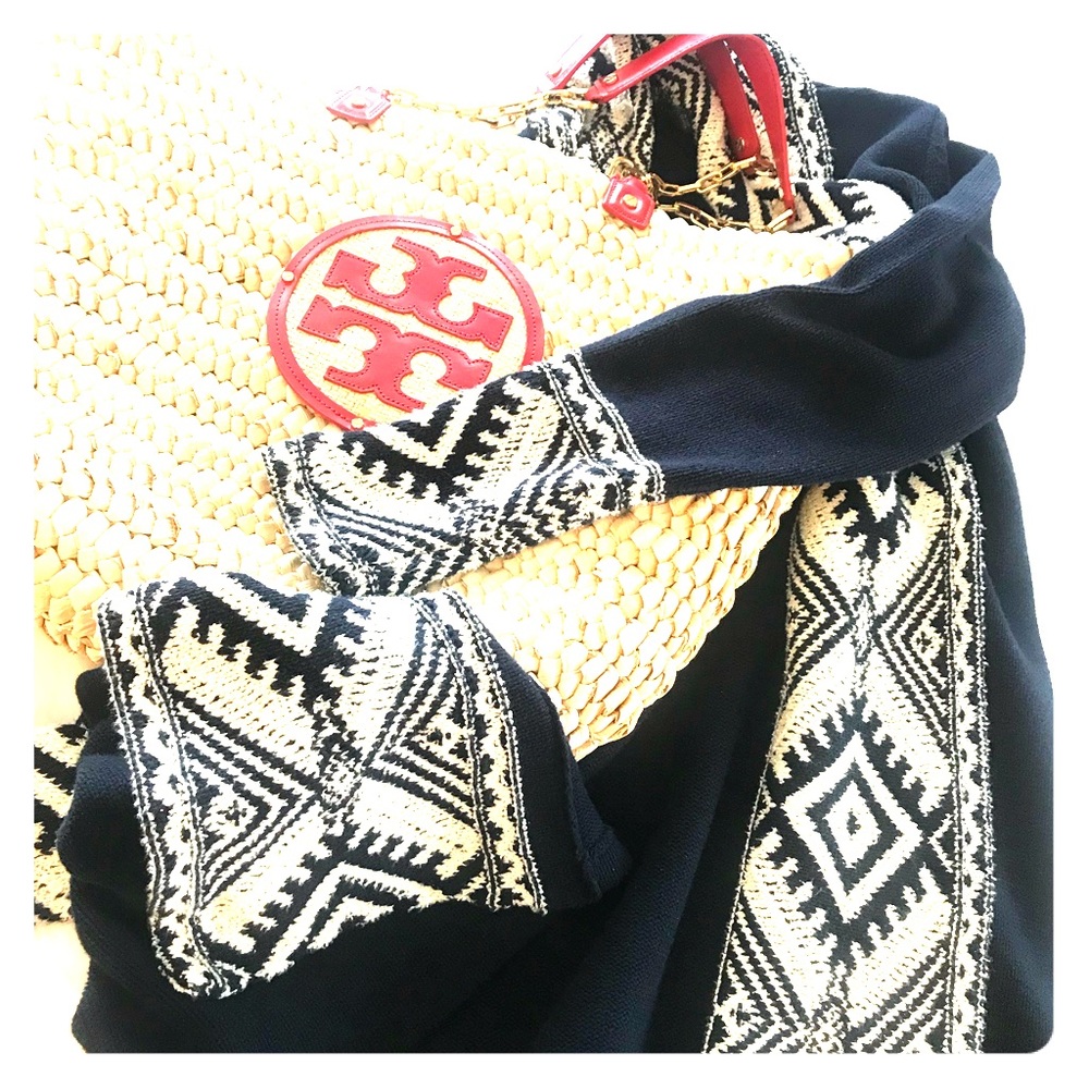 Tory Burch straw bag